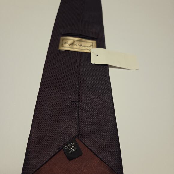 NWT Croft & Barrow Purple Micro Grid Textured Tie - Picture 2 of 2
